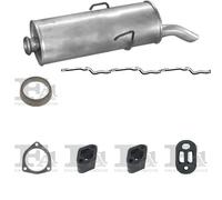 Kit di scarico POLMO per CITROEN Saxo Hatchback 1.0, 33 KW 1.0, 37 KW