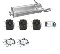 Silenziatore terminale ASMET per CITROEN Xsara Hatchback, Coupe 1.4, 55 KW ,