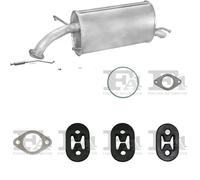 Kit di scarico POLMO per DAEWOO Kalos Hatchback 1.4, 61 KW 1.4, 69 KW 09/02