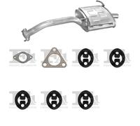 Kit di scarico POLMO per DAIHATSU Charade Hatchback 1.3, 66 KW