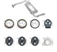 Kit di scarico POLMO per MAZDA 323F V Hatchback 1.8, 84 KW