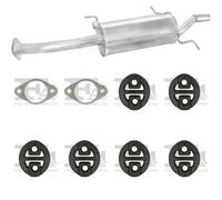 Kit di scarico POLMO per MAZDA 323S IV Sedan 1.7, 41 KW