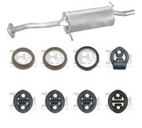 Kit di scarico POLMO per MAZDA 323S V Sedan 1.3, 54 KW