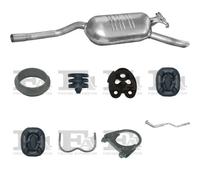 Kit di scarico ASMET per MERCEDES 190 W201 2.6, 122 KW