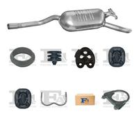 Kit di scarico ASMET per MERCEDES 190 W201 2.6, 122 KW