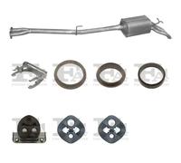 Silenziatore terminale ASMET per MERCEDES E270 Sedan, W210 2.7, 125 KW