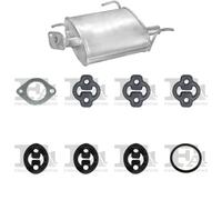 Kit di scarico POLMO per NISSAN Almera I Hatchback 2.0, 55 KW