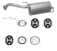 Kit di scarico POLMO per NISSAN Micra III Hatchback, K12 1.5, 48 KW 1.5, 60