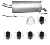 Kit di scarico POLMO per OPEL Astra H Combi 1.6, 77 KW 08/04 -