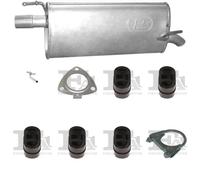 Kit di scarico POLMO per OPEL Meriva A MPV 1.6, 64 KW 1.6, 74 KW 05/03-