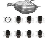 Kit di scarico POLMO per OPEL Vectra C Hatchback, Sedan 2.0, 74 KW 04/02 -