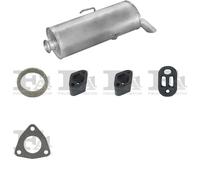 Tubo di scarico ASMET per PEUGEOT 206 Hatchback 1.4, 55 KW 09/98 - 12/01