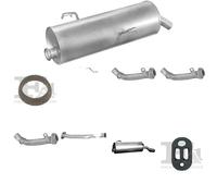 Kit di scarico POLMO per PEUGEOT 206 Hatchback 1.1, 44 KW 01/00 -, PEUGEOT