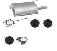 Kit di scarico POLMO per PEUGEOT 406 Combi 2.0 , 66 KW