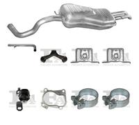 Kit di scarico POLMO per SEAT Toledo II Sedan 1.9, 66 KW