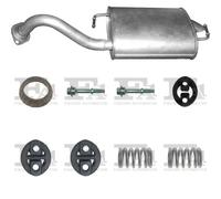 Kit di scarico POLMO per TOYOTA Corolla Hatchback, E12 1.4, 71 KW , TOYOTA