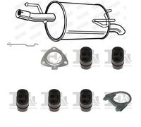 Kit di scarico WALKER per OPEL Meriva A MPV 1.7, 74 KW 09/03- 05/10