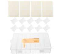 Kit di Scatola Organizzatrice 24 Scomparti per Filo da Ricamo Manuale | Plastica, con Maniglia e Scomparti Multipli, per Lezioni Creative e Riuso dei Residui