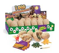 Kit di Scavo delle Uova di Dinosauro per Bambini, Giocattolo di Archeologia di Dinosauro di Pasqua una Dozzina di Uova Kit, Scienze in età Prescolare Scienze Regali Artigianali di Compleanno per Ragaz