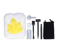 Kit di scavo di pietre preziose Giocattoli educativi Kit di scienze per bambini Esplorazione archeologica Blocco minerario fai-da-te Materiale in PVC 7 strumenti inclusi