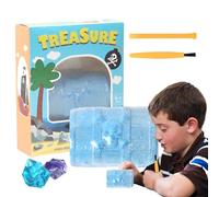 Kit di scavo di pietre preziose, Set di estrazione di pietre preziose per | Set di scavo a forma di scatola del tesoro per,scavare, scavare e rivelare, in