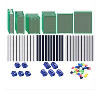 Kit di schede PCB da 92 pezzi, schede di circuito prototipo universali per elettrotecnica fai da te