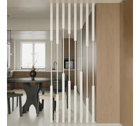 Kit di schermi minimalisti per la privacy, colonne divisorie da pavimento a soffitto per ufficio, appartamento, ristorante, divisione spaziale e decorazione