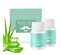 Kit di schiarimento del colore delle sopracciglia, setole del viso lenitive e morbide, crema illuminante per il viso e le sopracciglia, per adulti, donne e ragazze a casa, bagno e