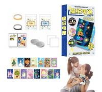 Kit di scienza per bambini - Set di circuiti elettrici | Biglietti d'auguri luminosi e attività pratiche educative per bambini, ragazze e studenti