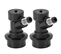 Kit di scollegamenti con blocco a sfera, 2 pezzi da 1/4" Set di scollegamenti per fusti di birra e gas liquido MFL per connettori liquidi per fusti di soda birra homebrew