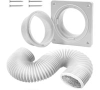 Kit di scollegamento rapido Connettore di sfiato dell'asciugatrice Riduzione dei costi energetici Ampia copertura Include componenti di installazione