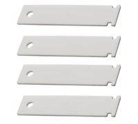 Kit di scorrimento a tamburo per asciugatrice GE, confezione da 4 pezzi di ricambio WE1M1067 cuscinetti anteriori, per lavatrice e asciugatrice Hotpoint, parti in plastica bianca