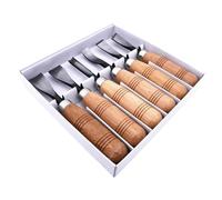 Kit di scultura su legno 6 Pezzi Professionali For Intaglio Del Legno, Sgorbie A Mano, Coltelli A Scalpello, Set Di Strumenti, Utensili Manuali
