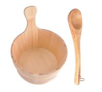 Kit di secchio per sauna, secchio di legno per sauna, Kit a barile, da 4L in legno, regalo per amici, genitori, nonni per la doccia