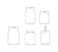 Kit di segnalibri fai da te con fiori secchi con 60 pellicole trasparenti in PET, 60 nappe, perforatore e pinzette per segnalibri fatti a mano, 4 stili 9,5 x 14 cm, fiori secchi no (C)