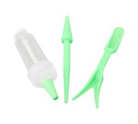 Kit di semina per mini spargitore combina dosatore portatile e widger per un posizionamento efficiente in aiuole e aiuole (pacchetto J)
