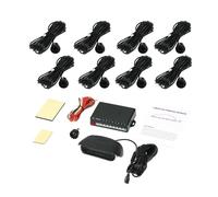 Kit di sensore di parcheggio posteriore Display digitale 3 kit di assistenza per le auto di controllo a livello vocale con 8 sensori di parcheggio per la sicurezza inversione