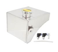 Kit di serbatoio di espansione di overflow del refrigerante in alluminio per modelli compatibili S13 S14 S15 1989-1994 progettati per la prevenzione delle perdite nel radiatore(bianco)