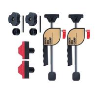 Kit di serra Guarnizioni per lavorazione del legno - Serraggio a sgancio rapido con fermata da 19 mm, serra da banco a presa fissa rapida | Per taglio Assemblaggio Incollaggio Riparazione Mobile Banco