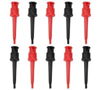 Kit di serratura/multimetro - Test Hoke Holder, 10 ganci PEP P5002 P5002 BROPHER GRAP PER SMT/SMD saldatura (cinque neri e cinque rossi)