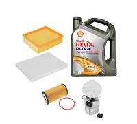 Kit Di Servizio febi Per Vauxhall Corsa D 1.2 10-15 5L Shell 5W30 Dexos 2