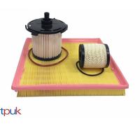 Kit Di Servizio Filtro Olio Aria Carburante Ford TRANSIT 2.2 FWD 2011 In Poi