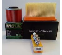 Kit Di Servizio Per BMW F650GS / DAKAR (09/2003 A 2005) Filtri E Candela NGK