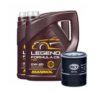 Kit di Servizio Sct Sm 104 Filtro Olio, mannol Legend Formula C5 0W-20 10 Litro