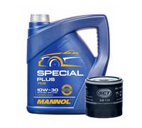 Kit di Servizio Sct Sm 110 Filtro Olio, mannol 7512 Special Plus 10W-30 4 Litro