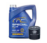 Kit di Servizio Sct Sm 134 Filtro Olio, mannol 7512 Special Plus 10W-30 4 Litro