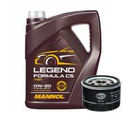 Kit di Servizio Sct Sm 142 Filtro Olio, mannol Legend Formula C5 0W-20 5 Litro