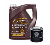 Kit di Servizio Sct Sm 160 Filtro Olio, mannol Legend Formula C5 0W-20 5 Litro