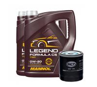 Kit di Servizio Sct Sm 196 Filtro Olio, mannol Legend Formula C5 0W-20 10 Litro