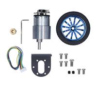 Kit di set di motori encoder 6 mm Montaggio dell'albero Smart Auto Robot fai - -te per la scena dell'auto di equilibrio (600 giri/min)